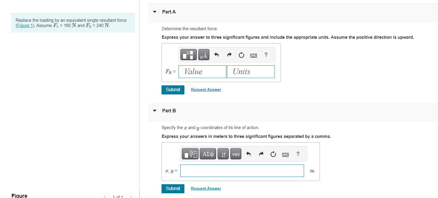 Replace the loading by an equivalent single