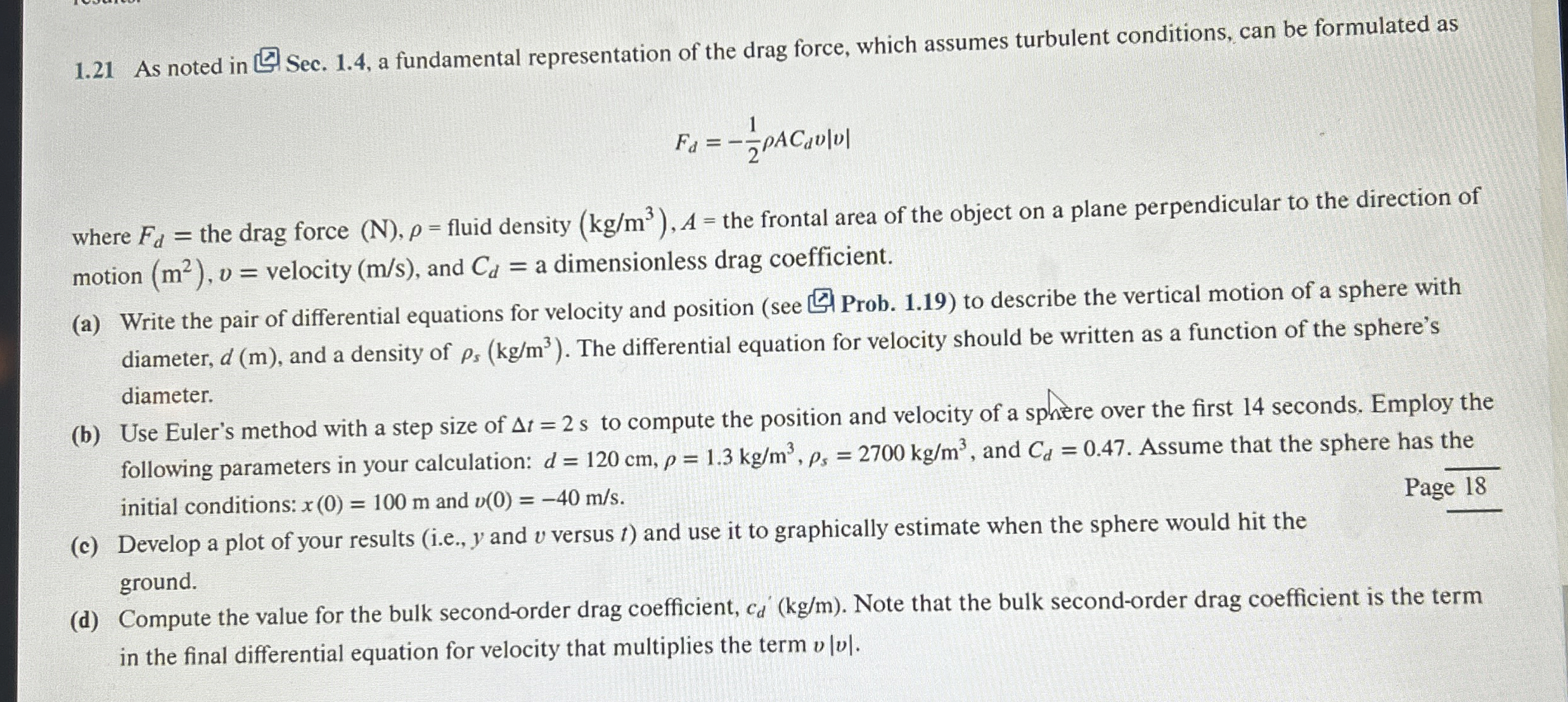 1 . 2 1 As noted in Sec. 1 . 4 , a fundamental
