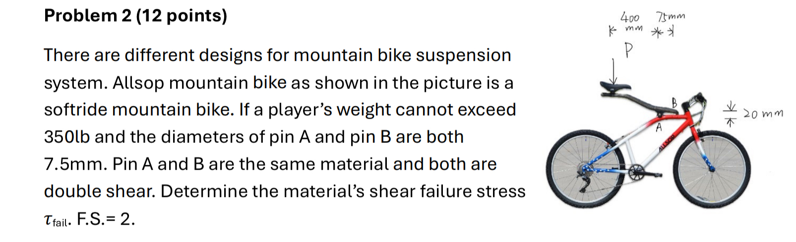 How to solve Problem 2 ( 1 2 points ) There are