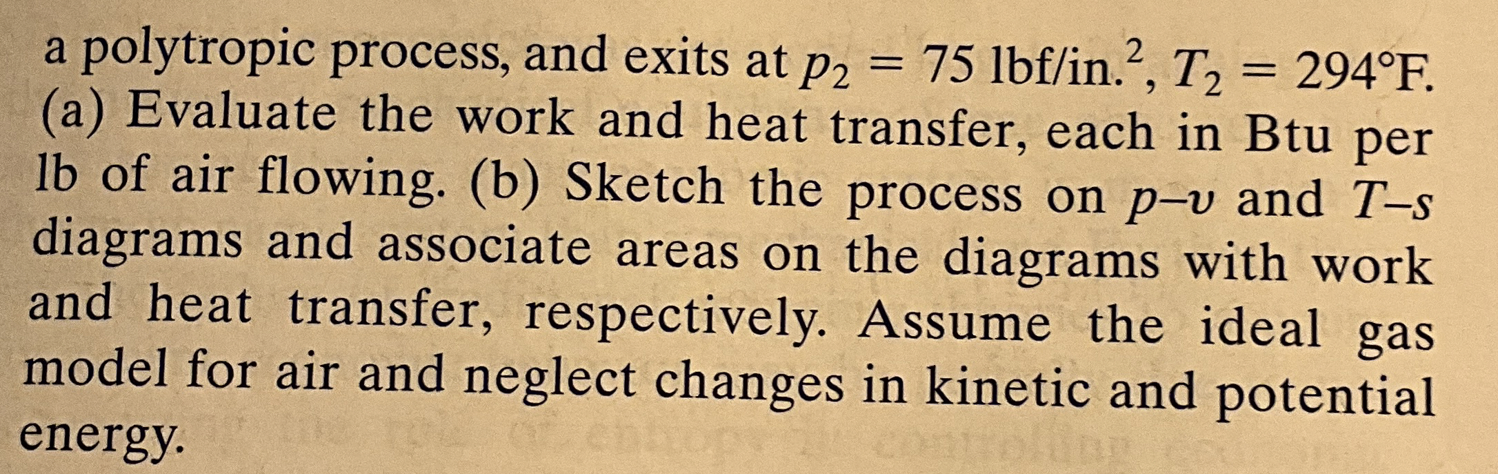 6 . 1 7 3 An air compressor operates at steady