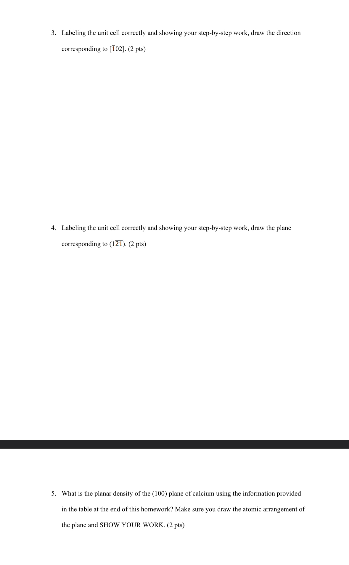 What is the theoretical density of Ca in g c m 3