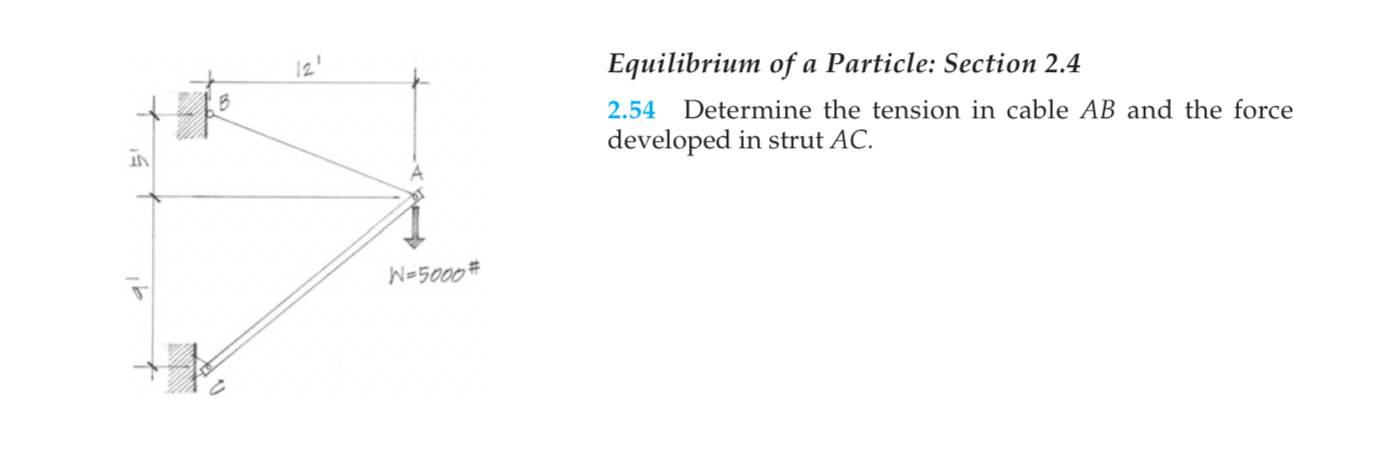 Equilibrium of a Particle: Section 2 . 4 2 . 5 4