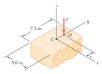 A sawn - lumber column of 5 . 0 7 . 5 - in .