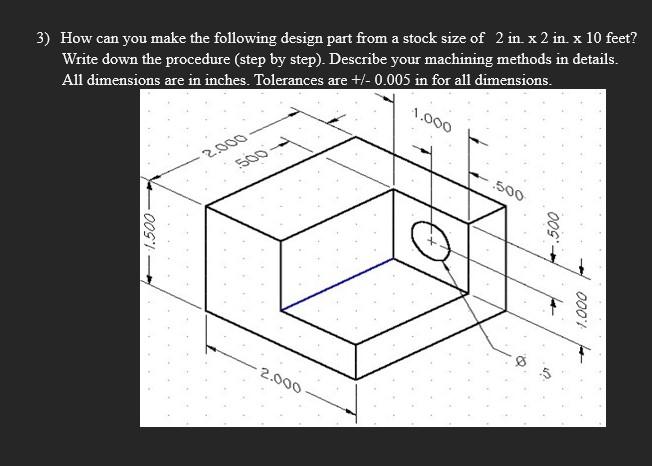 3 ) How can you make the following design part