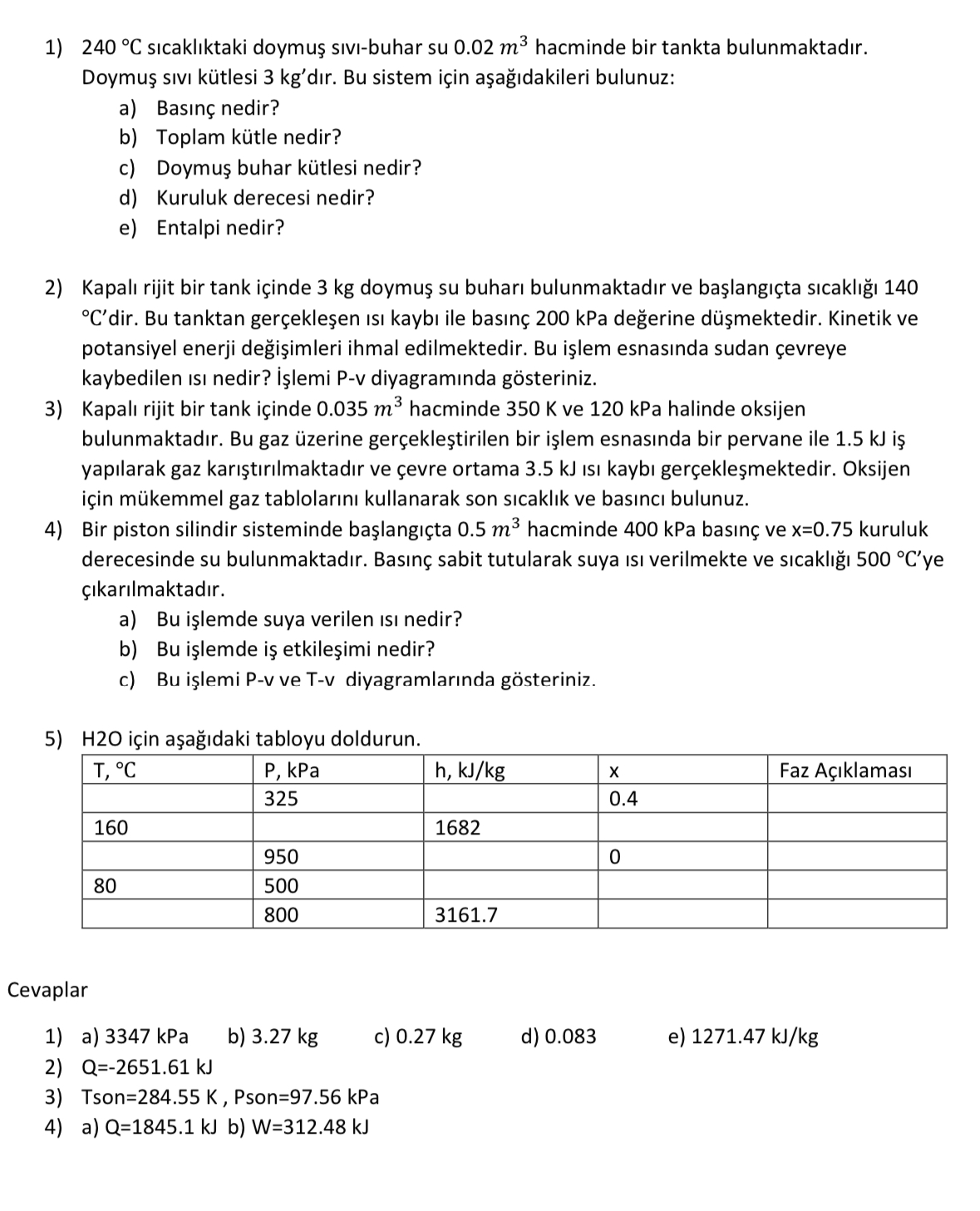 1 . 2 4 0 C s cakl ktaki doymu s v - buhar su 0 .