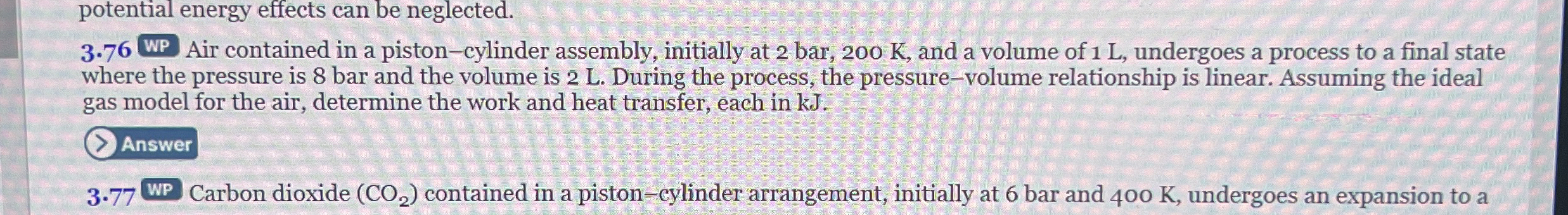 potential energy effects can be neglected. 3 . 7