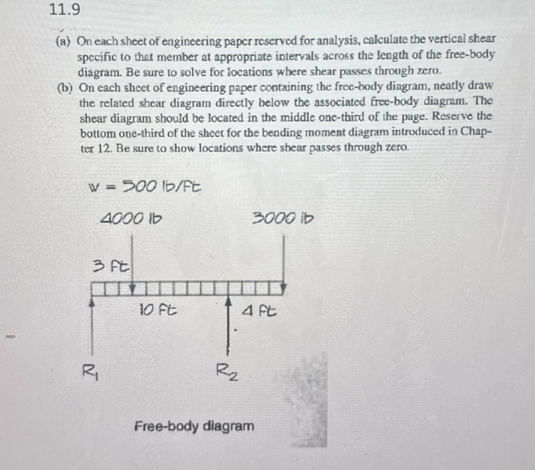1 1 . 9 ( a ) On each sheet of engineering paper