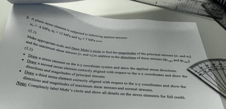 SOLVE STEP BY STEP Make appropriate scale and