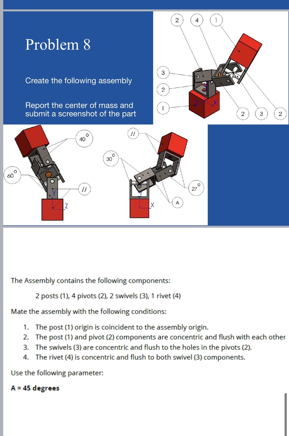 Show me how to do in solidworks With a visual