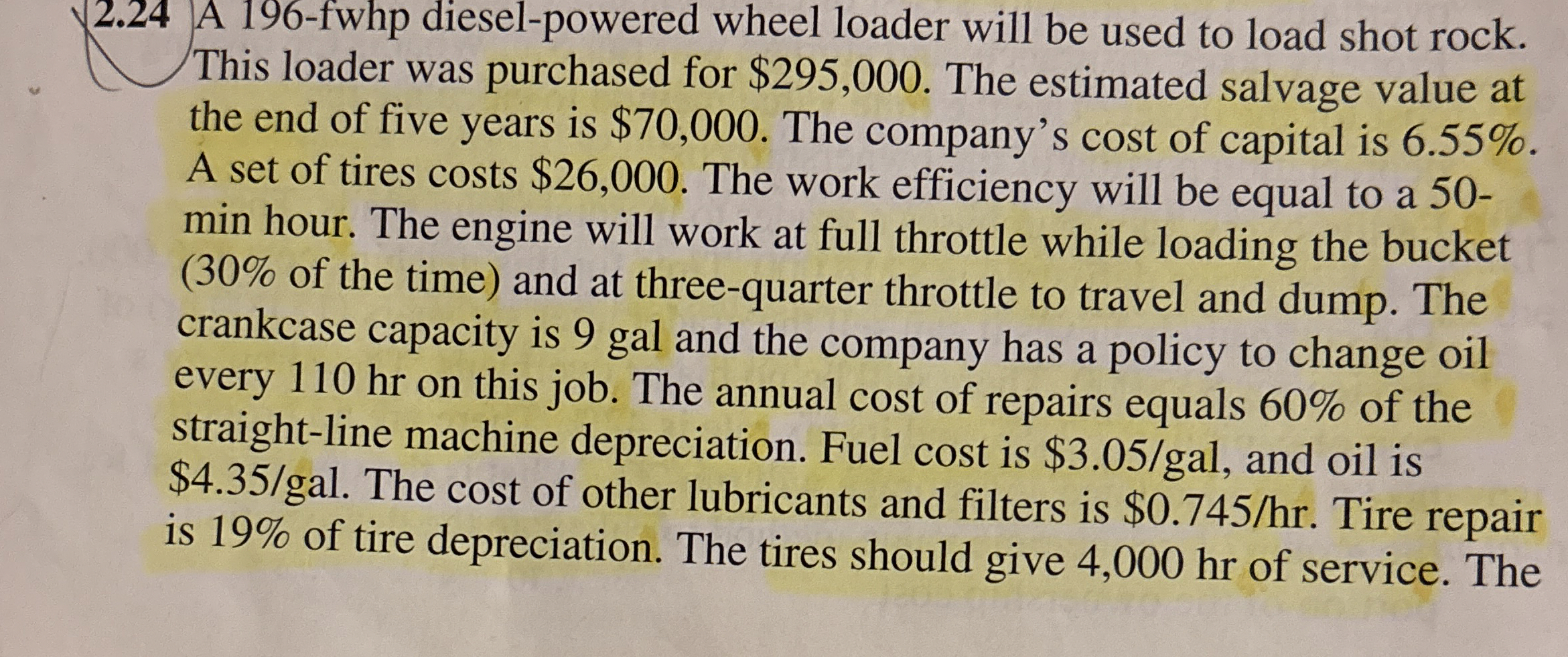 2 . 2 4 A 1 9 6 - fwhp diesel - powered wheel