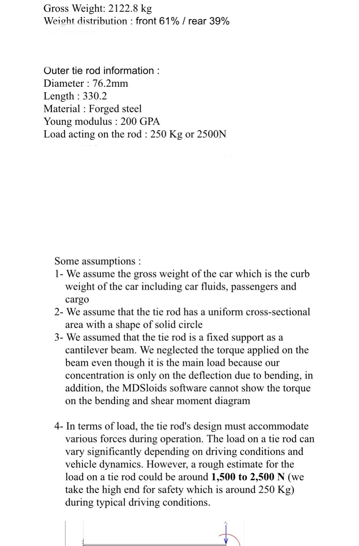 For the following beam, find the slope. Follow