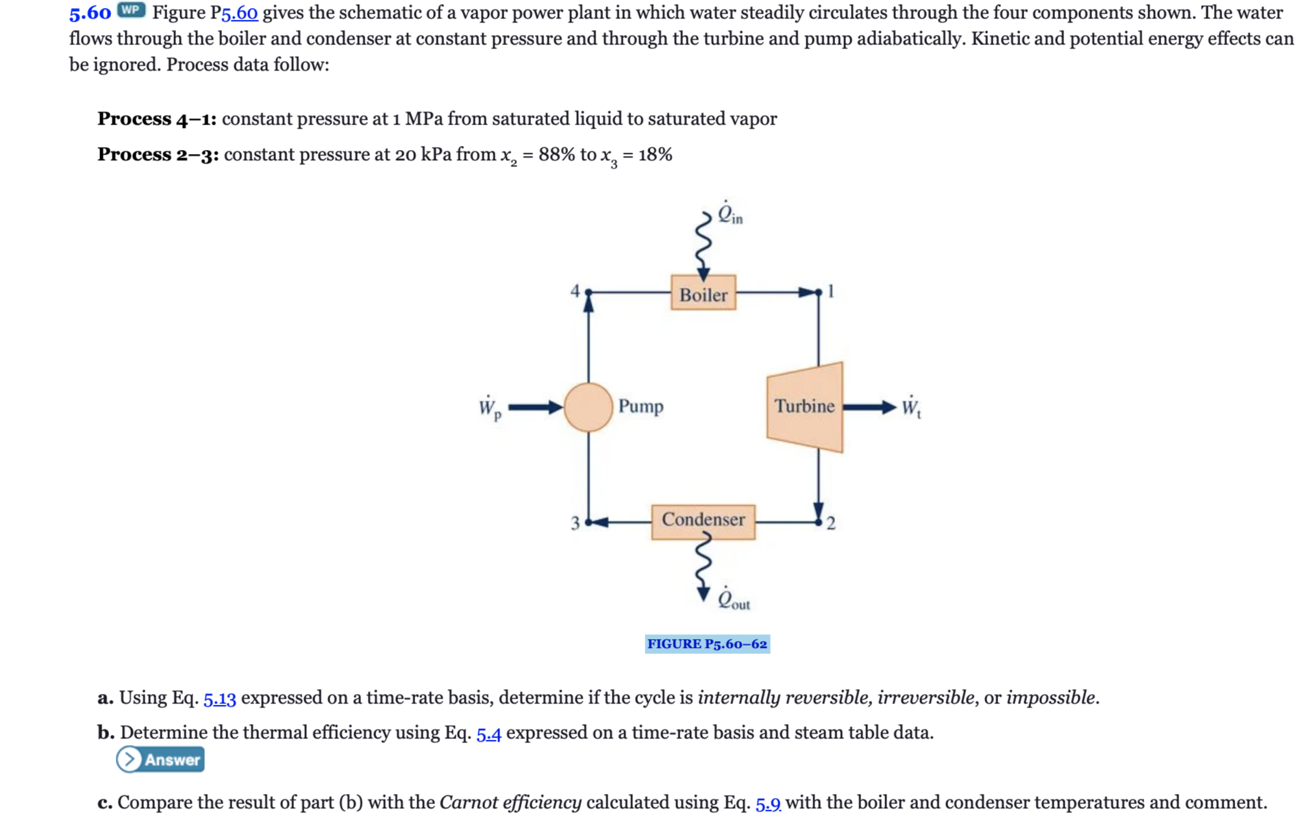 5 . 6 o ? W P Figure P ? 5 . 6 0 gives the