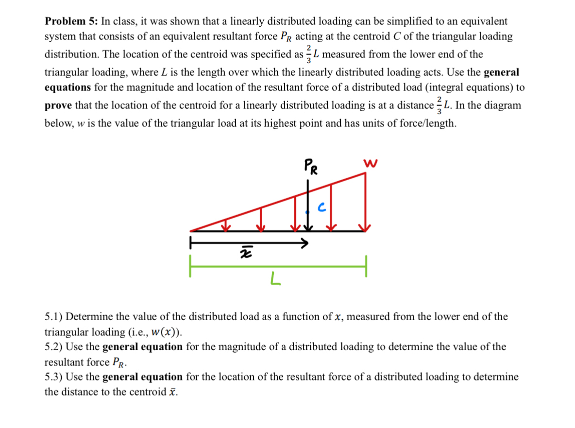 Problem 5 : In class, it was shown that a