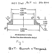 It is proposed that the part shown in Figure 1 be