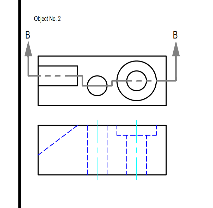 Object No . 3 Object No . 2 I need section vieww