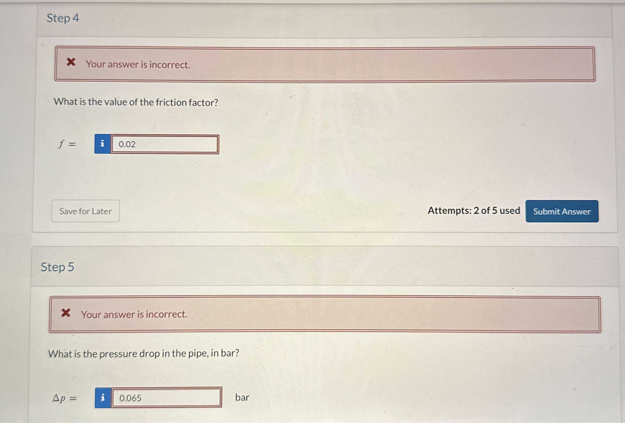 Current Attempt in Progress Water at 2 7 C is