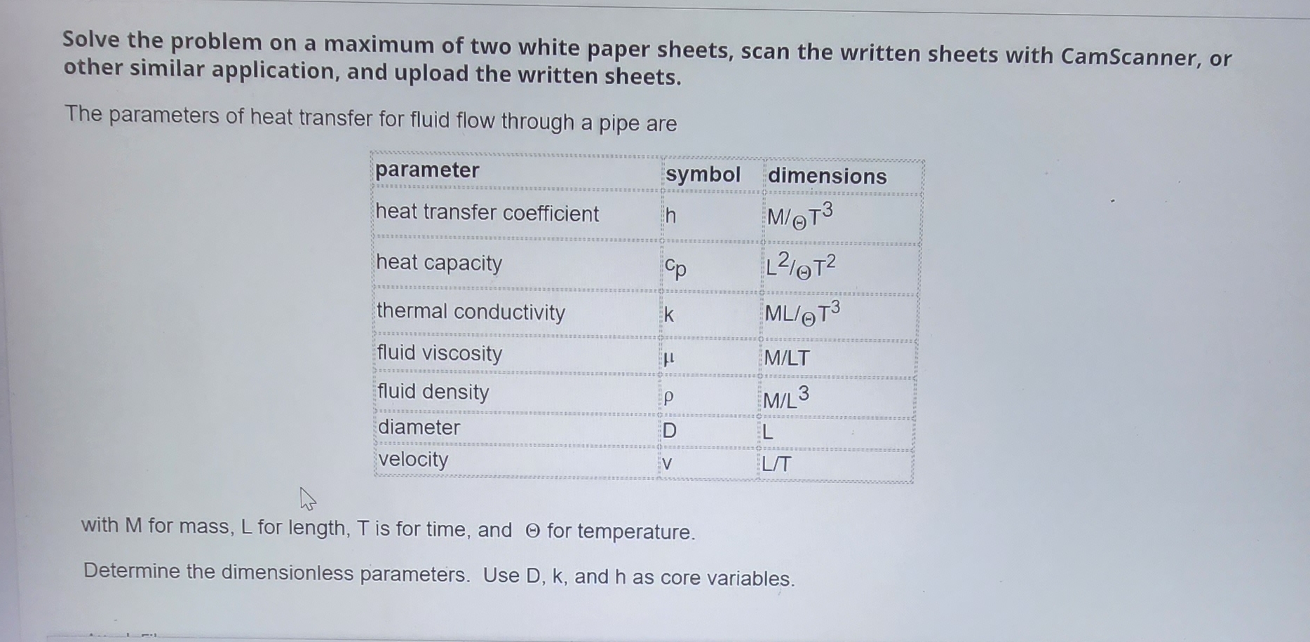 Solve the problem on a maximum of two white paper