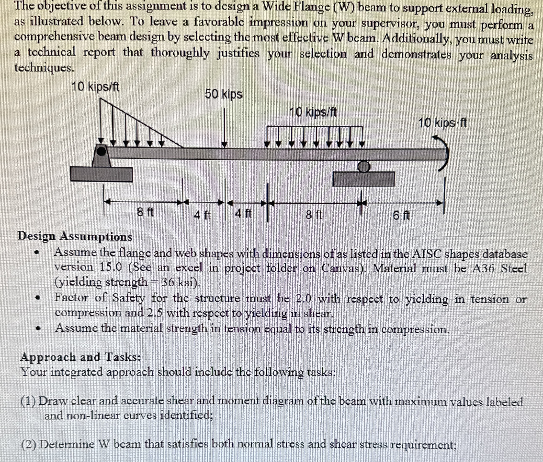 The objective of this assignment is to design a
