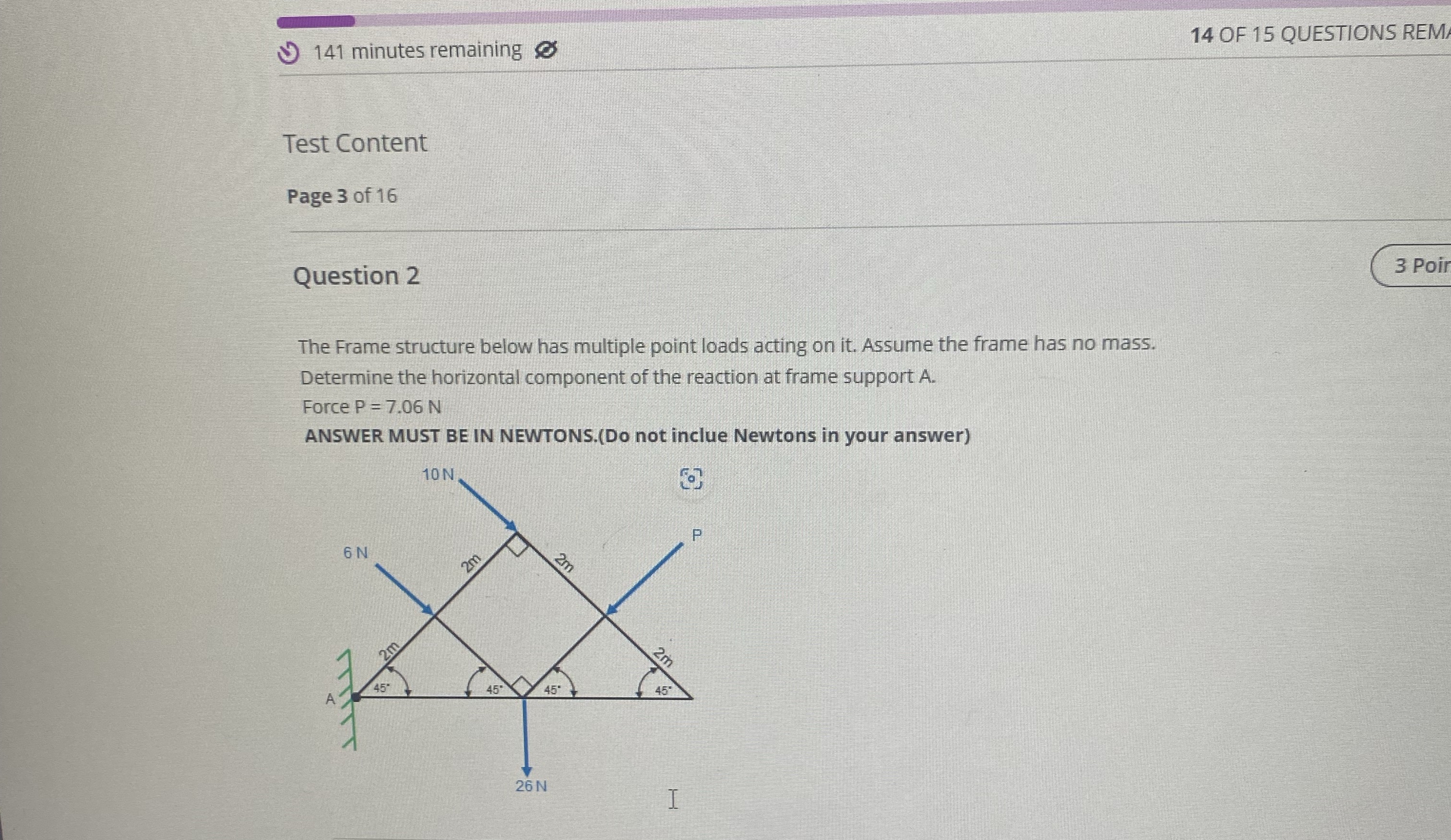 1 4 1 minutes remaining 1 4 OF 1 5 QUESTIONS REM