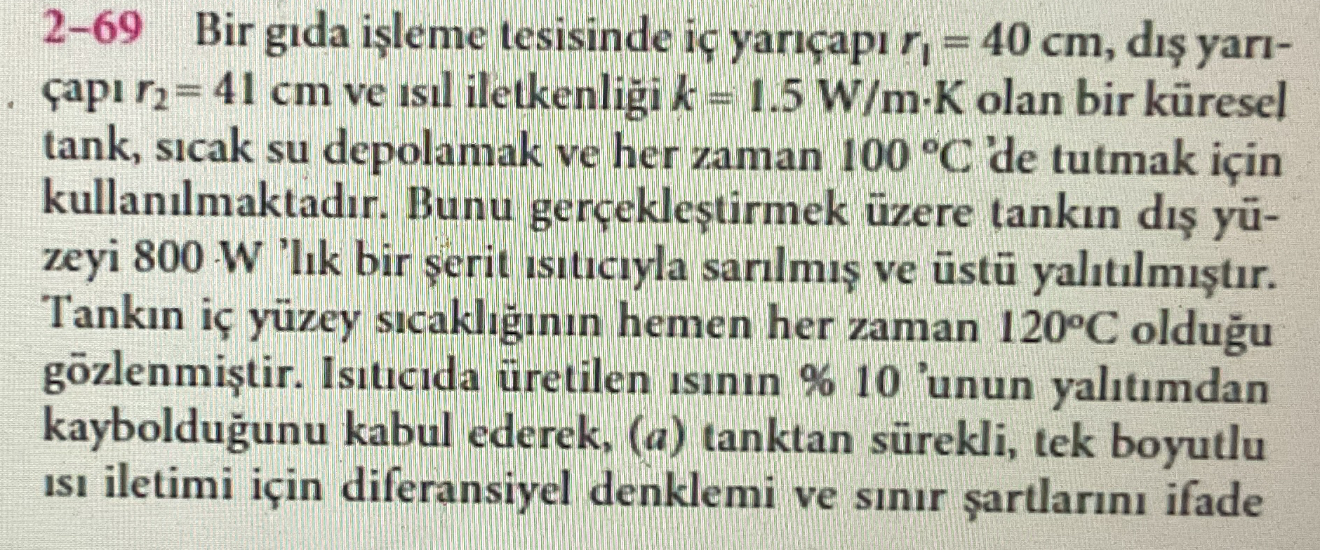 2 - 6 1 Is l iletkenli i k = 6 0 W m * K , taban