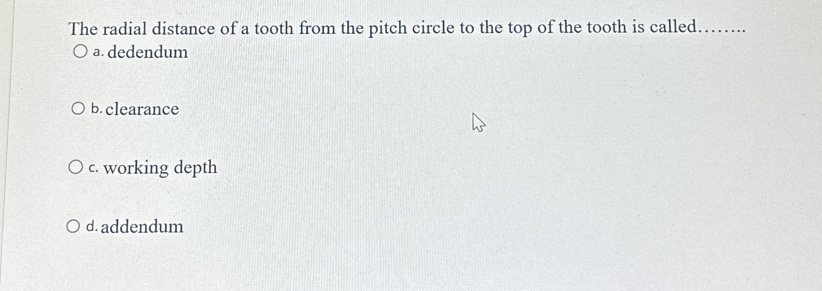 A pair of spur gears consist of 2 0 teeth pinion