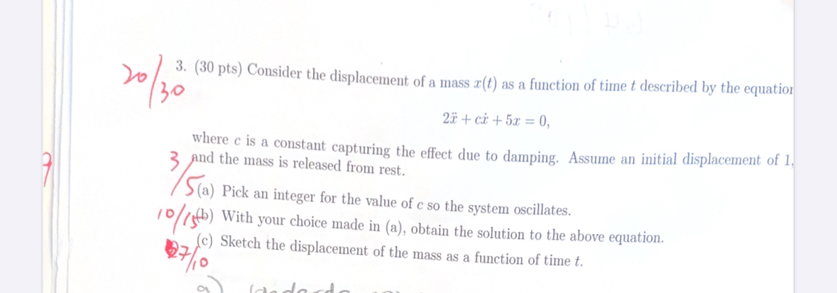 2 0 { : [ 3 . ( 3 0 p t s ) C o n s i d e r t h e