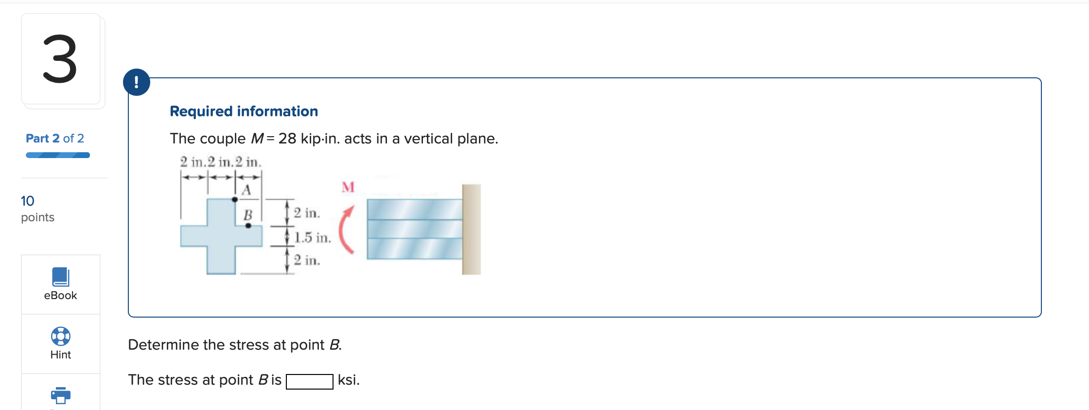 2 ! Part 1 of 2 Required information ? - 1 The