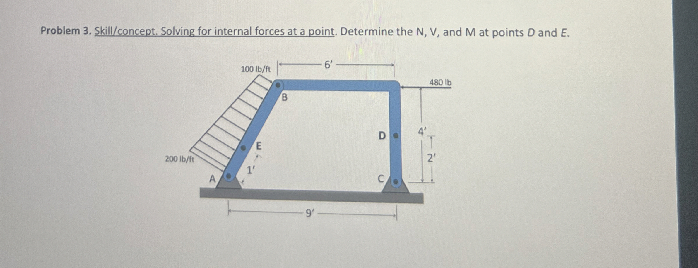Problem 3 . Skill / concept . Solving for