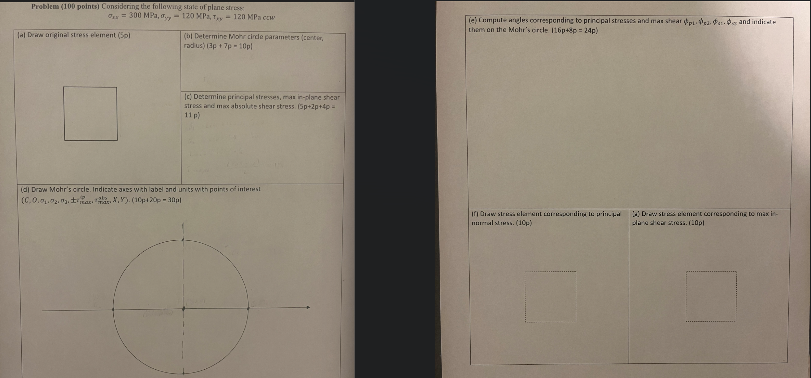 answer all parts with everything drawn out and