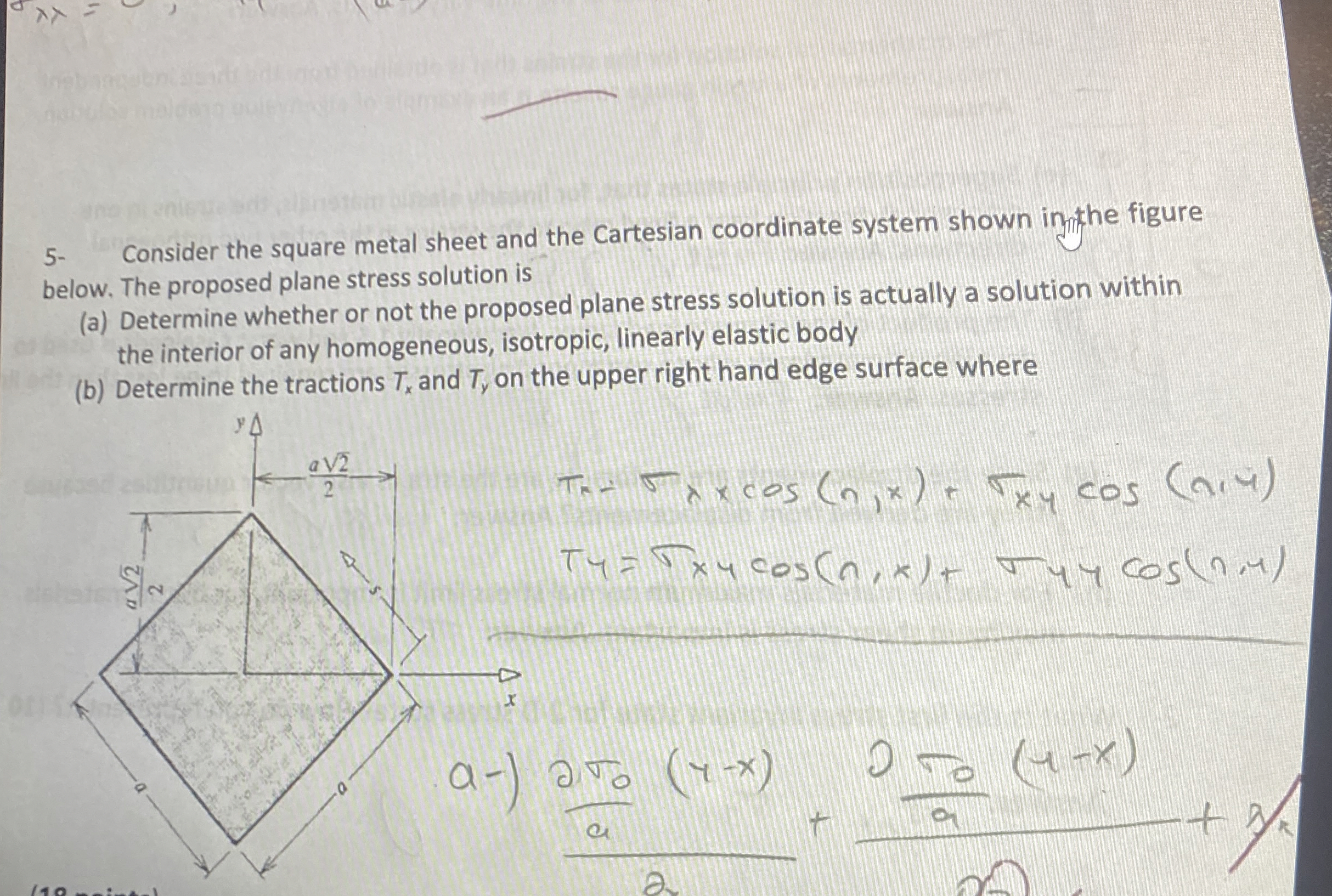 HW I ( conti . ) Consider the Euler angles