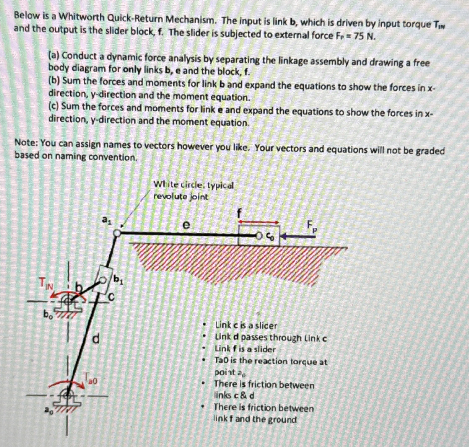 Below is a Whitworth Quick - Return Mechanism.