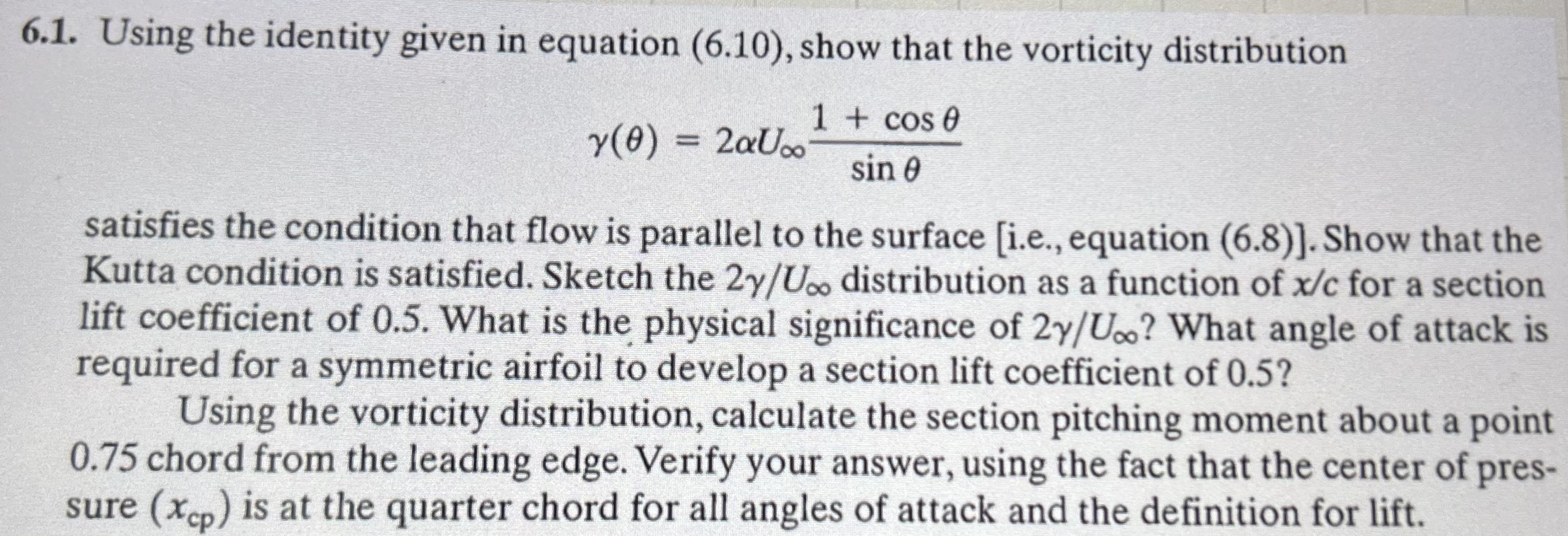 6 . 1 . Using the identity given in equation ( 6