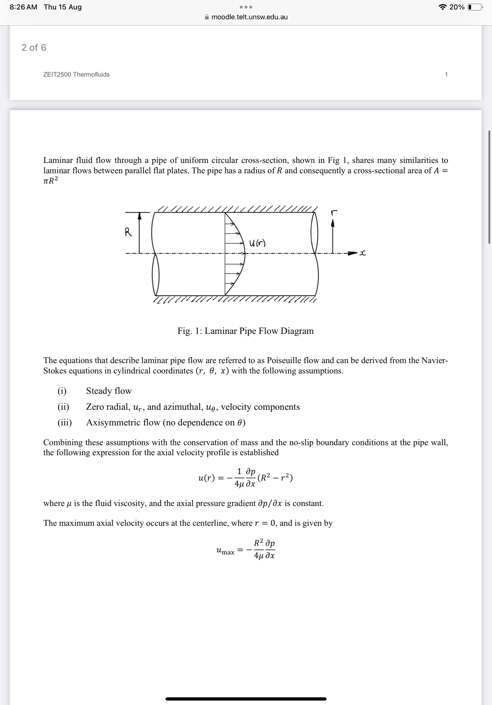 The Poiseuille law is an important relation that
