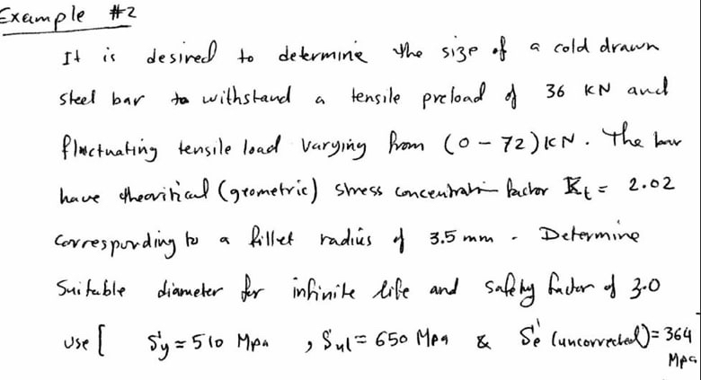 Example #z It is desived to determine the size of