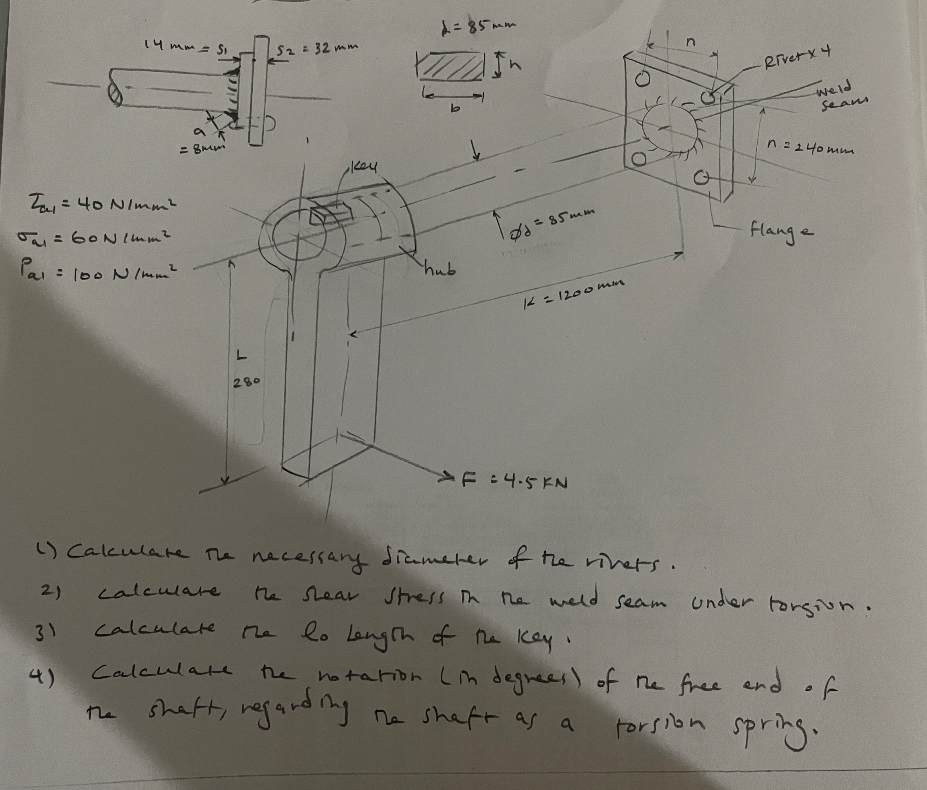 a 1 = 4 0 N m m 2 a 1 = 6 0 N m m 2 P a 1 = 1 0 0
