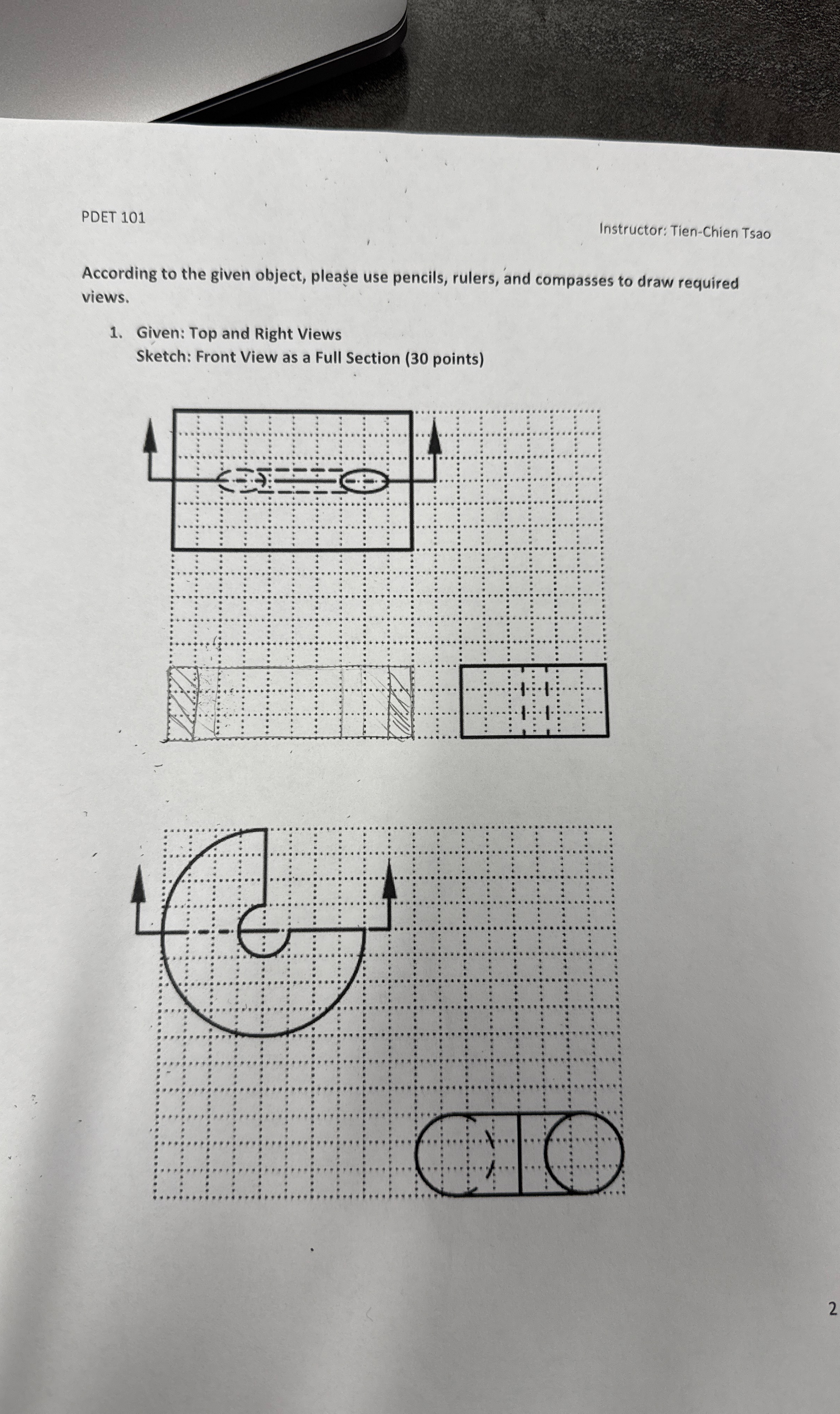 PDET 1 0 1 Instructor: Tien - Chien Tsao