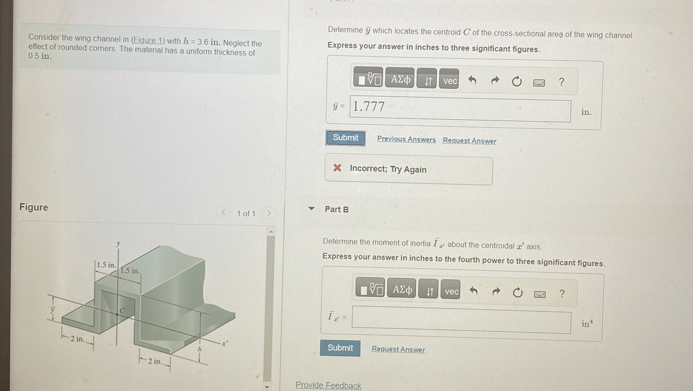 Consider the wing channel in ( Figure 1 ) with h