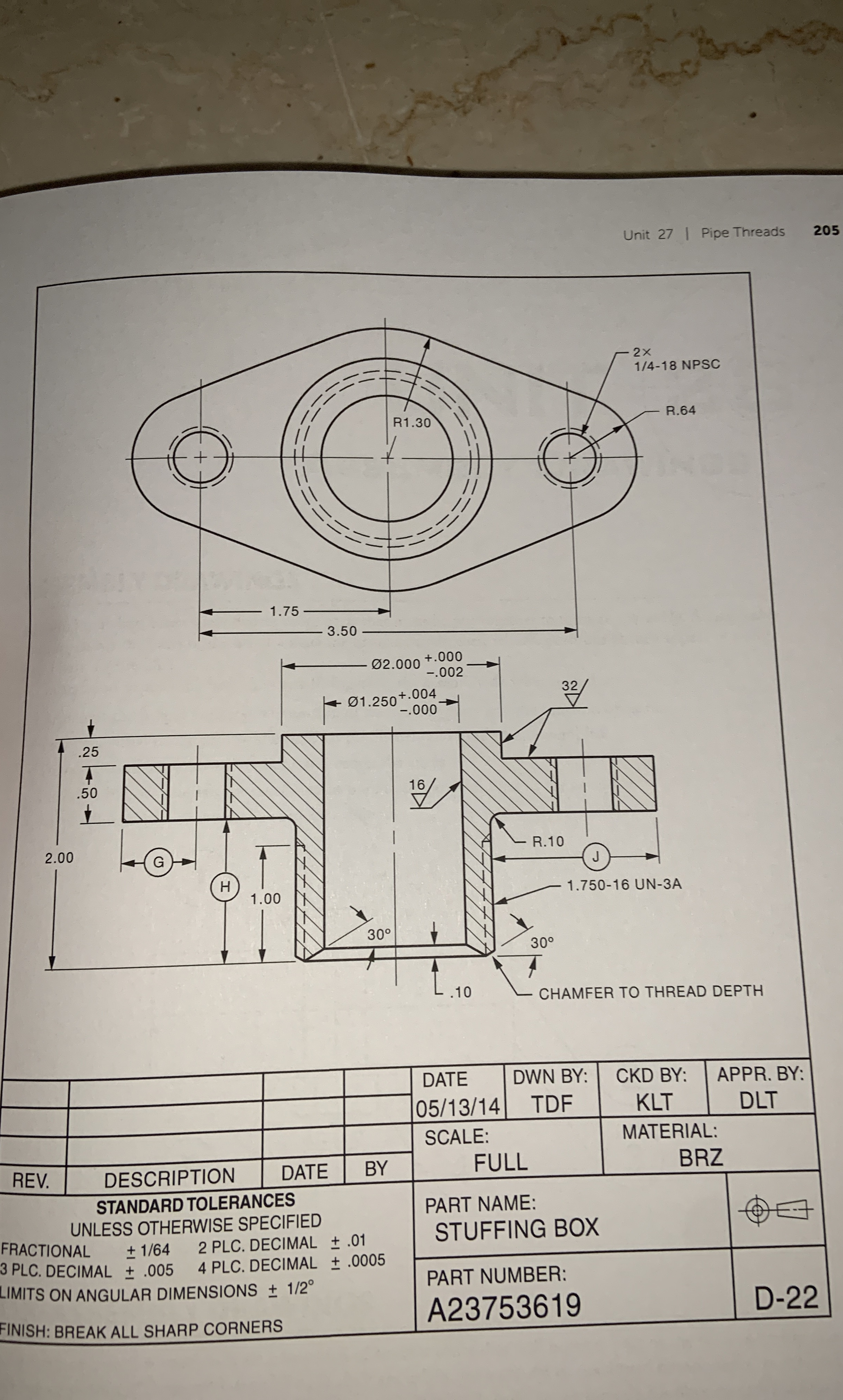 ASSIGNMENT D - 2 2 : STUFFING BOX How many