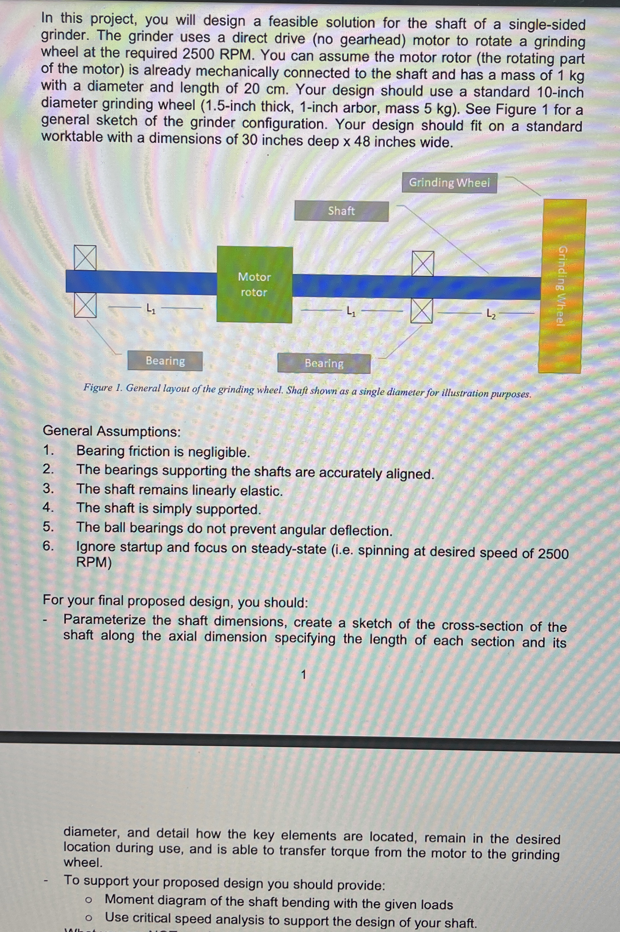 In this project, you will design a feasible