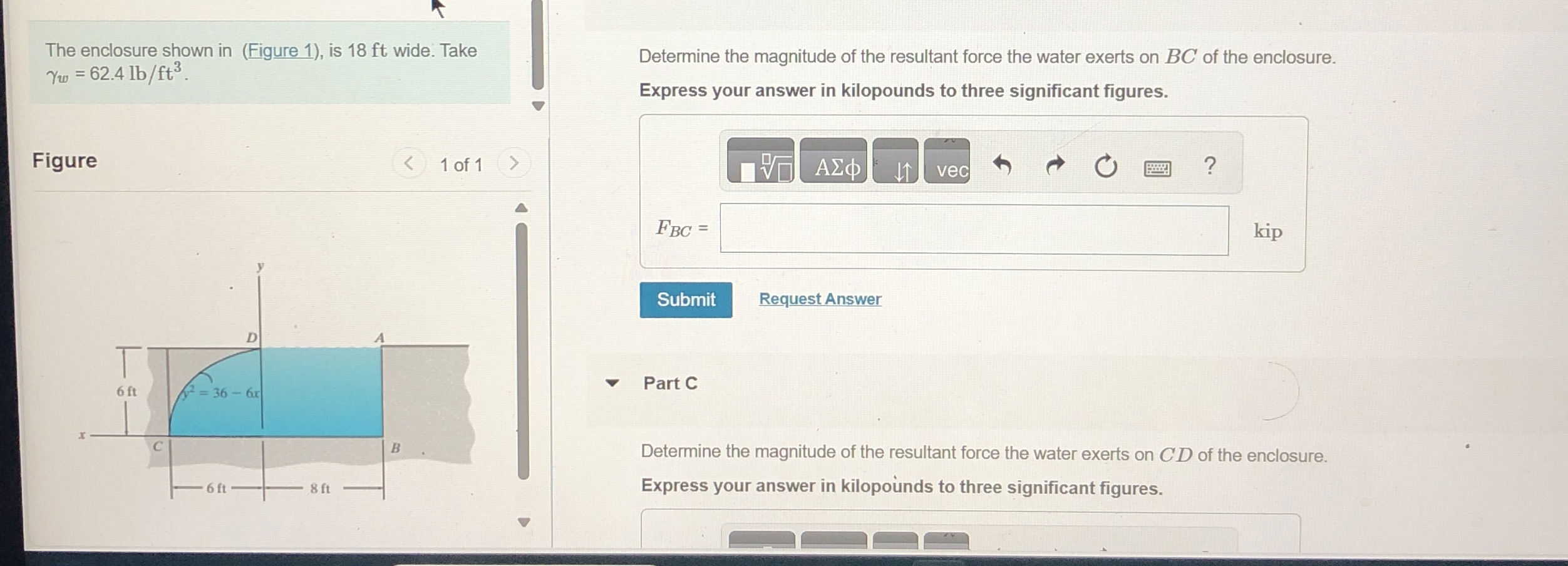 The enclosure shown in ( Figure 1 ) , is 1 8 ft