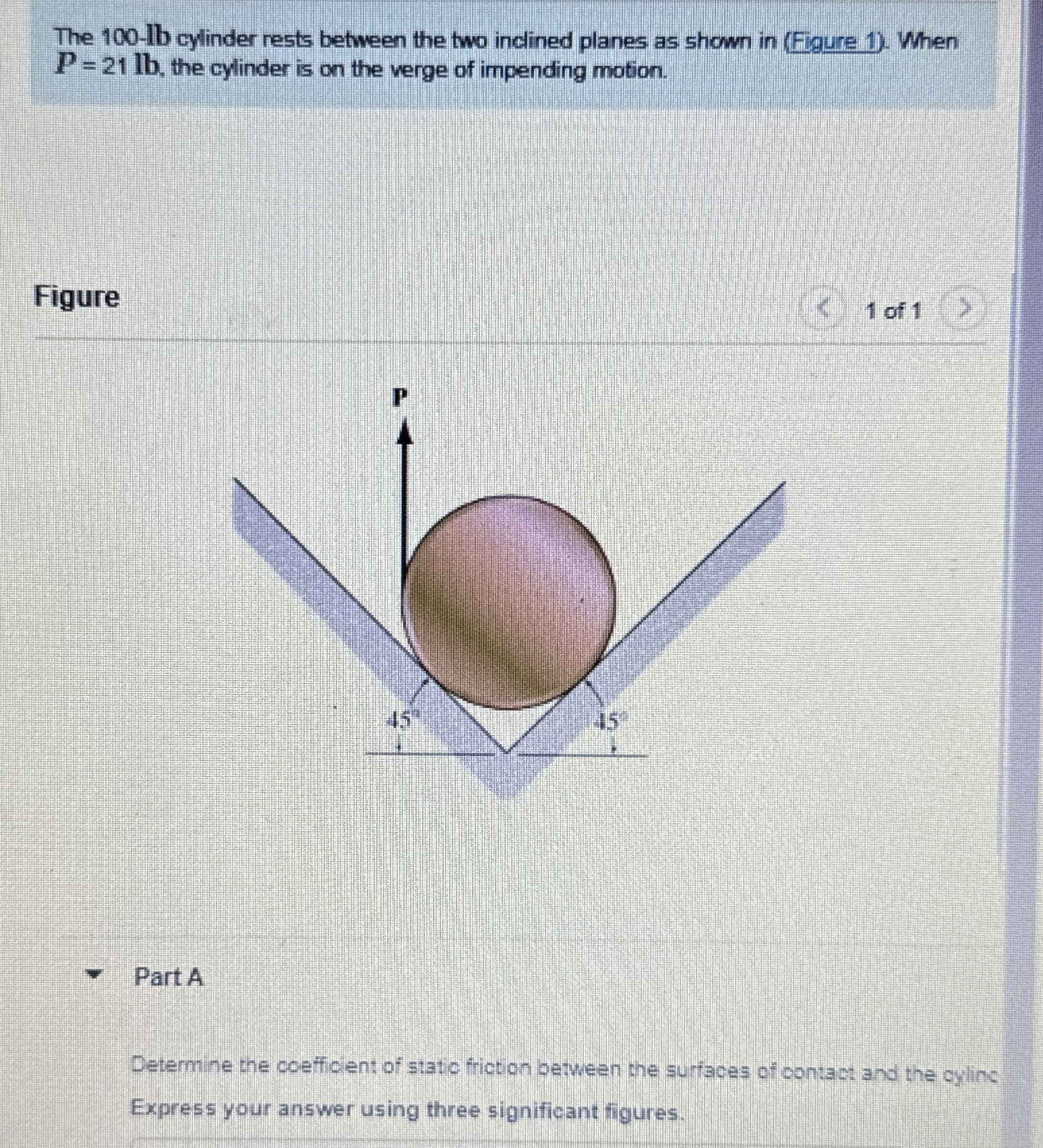 The 1 0 0 - lb cylinder rests between the two