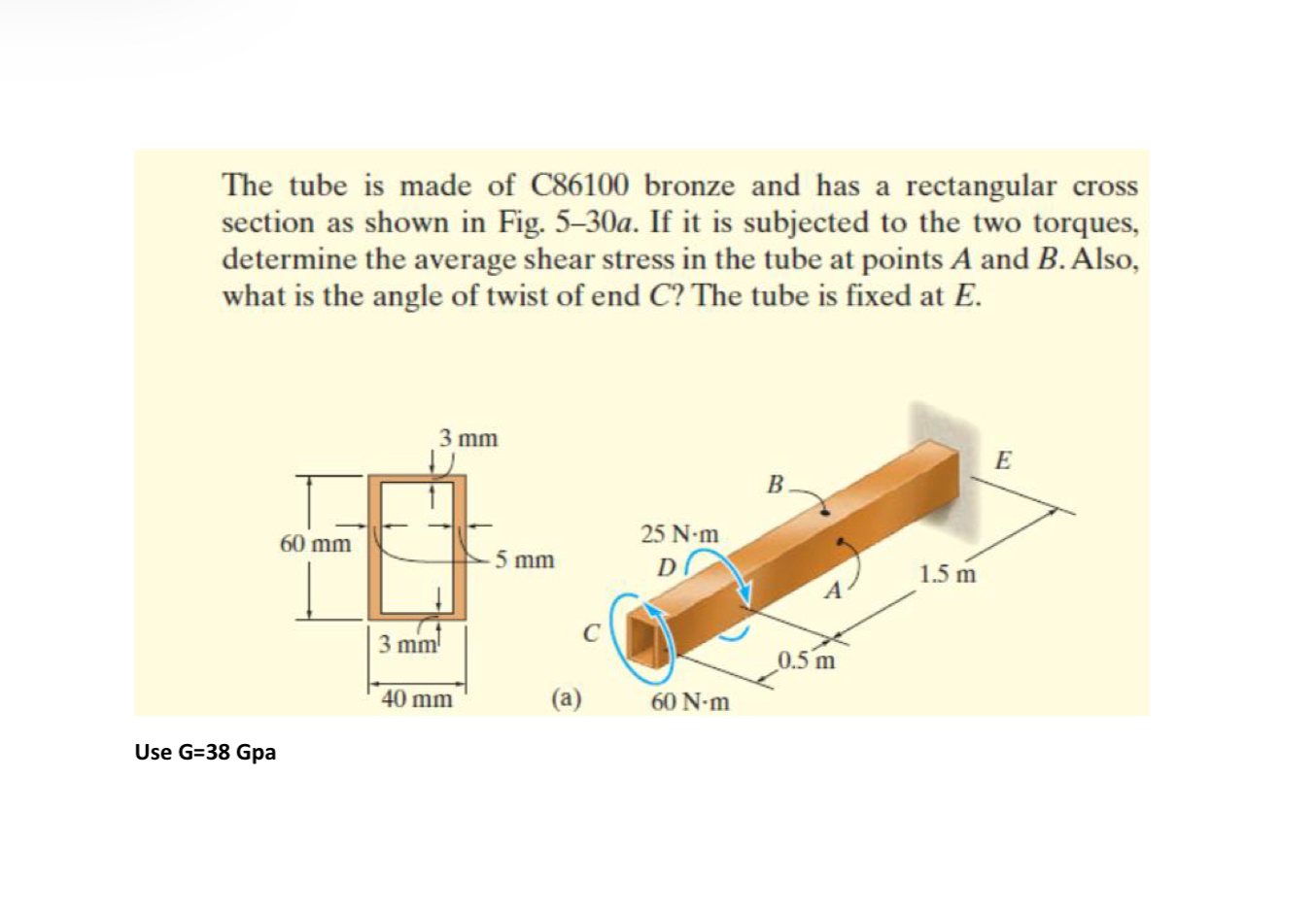 The tube is made of C 8 6 1 0 0 bronze and has a