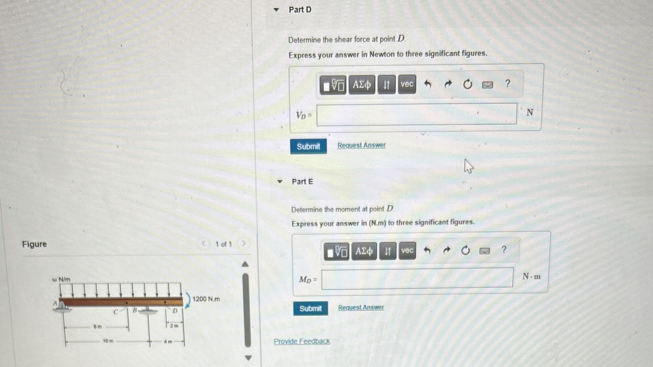 Consider the beam shown in ( Figure 1 ) . Suppose