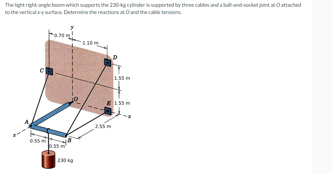 The light right - angle boom which supports the 2