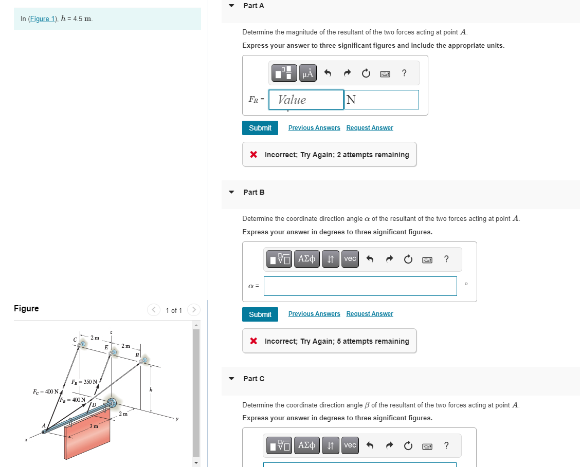 Figure 1 ) , h = 4 . 5 m Figure = Part B