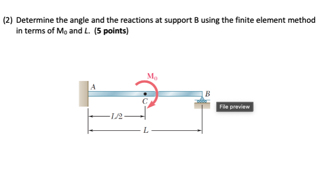 ( 2 ) Determine the angle and the reactions at