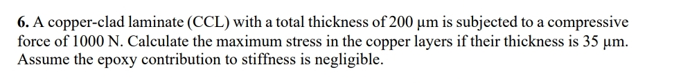 A copper - clad laminate ( CCL ) with a total