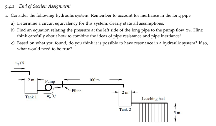 5 . 4 . 1 End of Section Assignment 1 . Consider