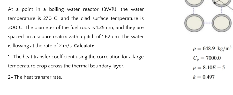 At a point in a boiling water reactor ( BWR ) ,