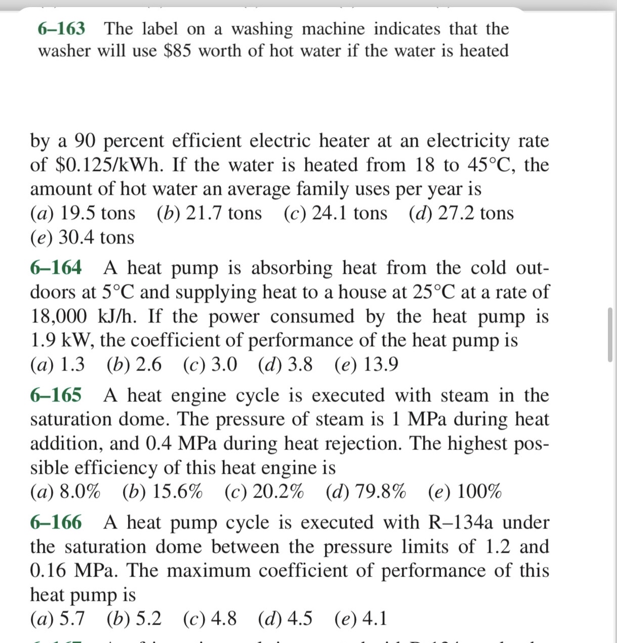 6 - 1 6 3 The label on a washing machine